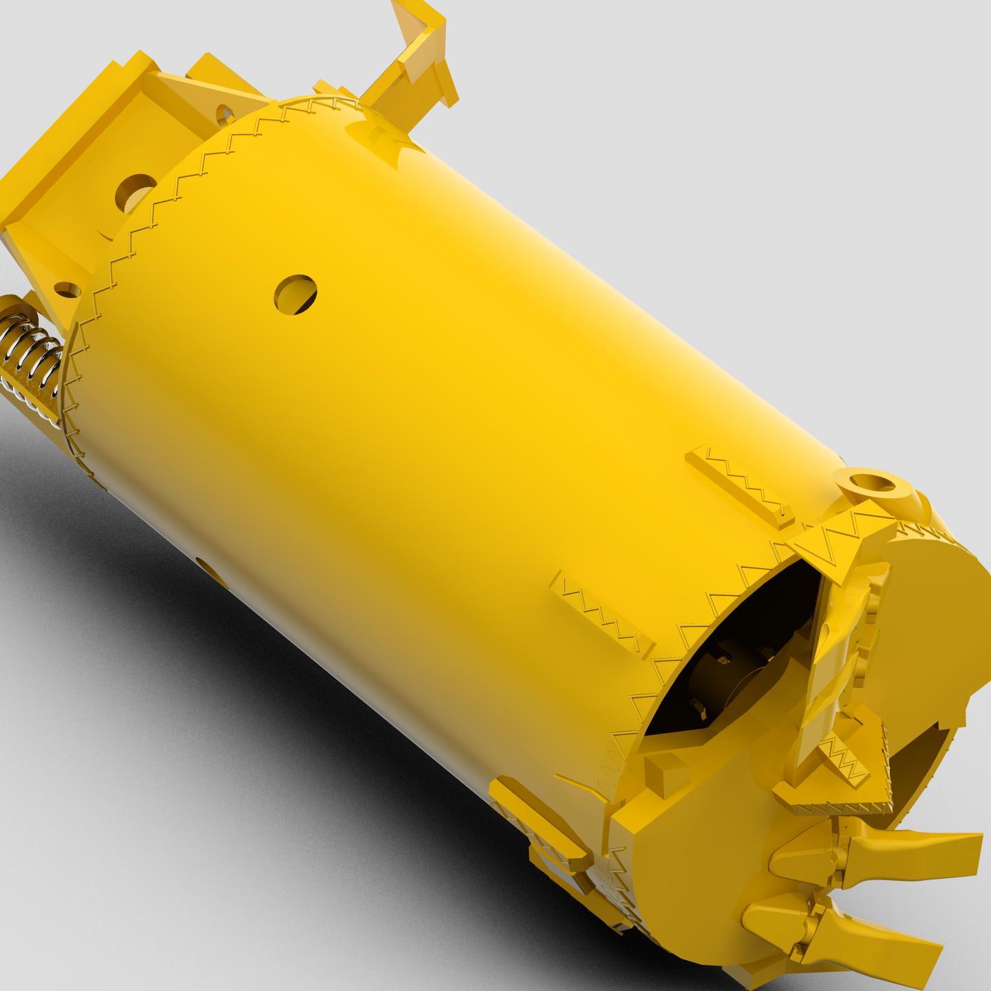 Rotary rig drilling bucket auger with bullet teeth DRILLSTAR