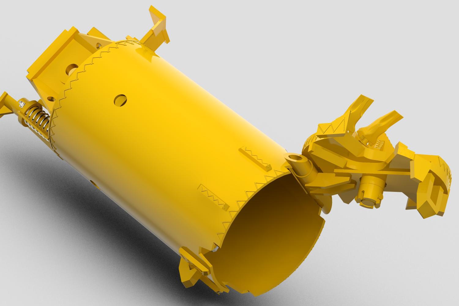 Rotary rig drilling bucket auger with bullet teeth DRILLSTAR